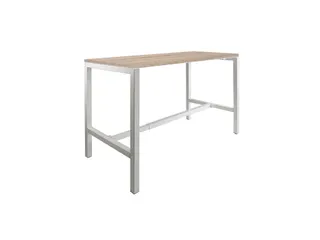 Domino Basic statafel 120x80cm 110cm Robson Eik 25mm Alu - 1
