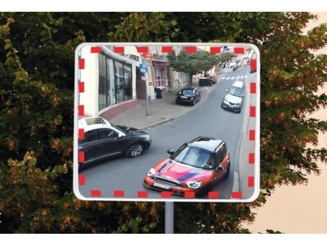 verkeersspiegel,HxB 800x1000mm,max. zichtbreedte 5m,spiegel acrylglas