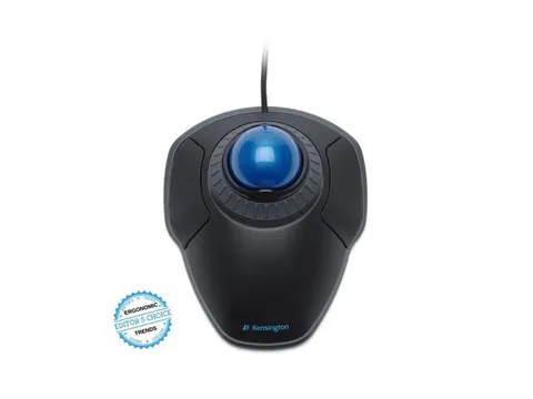 Kensington Orbit Trackball met scrollring ergonomische muis 2 knoppen