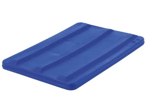 Deksel Voor Verrijdbare Rechthoekige Bak 135 Liter Blauw