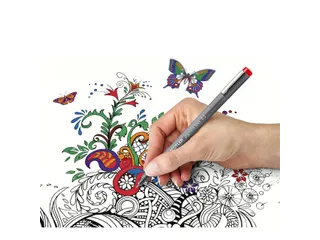 Fineliner Staedtler Pigment 308 0.3mm set à 6st assorti - 3