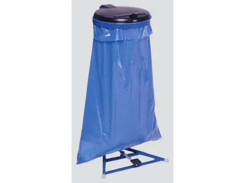 Afvalverzamelaar 1000x490x490mm 120 liter Zak Voetpedaal Frame Ral5010