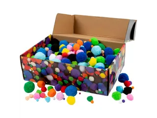 Pompons Creativ Company doos à 720 stuks assorti - 2