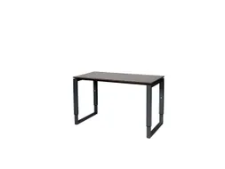 Domino Plus Bureau Hoogte Verstelbaar 1200x600mm Logan Eiken Zwart