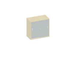 Schuifdeurkast 770x800x430mm Romp Esdoorn Decor Front Lichtgrijs