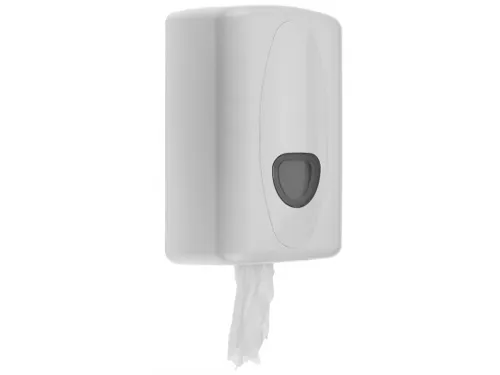 Poetsroldispenser Centerfeed Mini Kunststof Wit