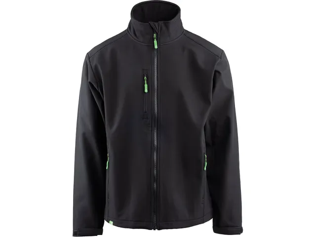 Werkjas Arco Responsible softshell zwart 2XL