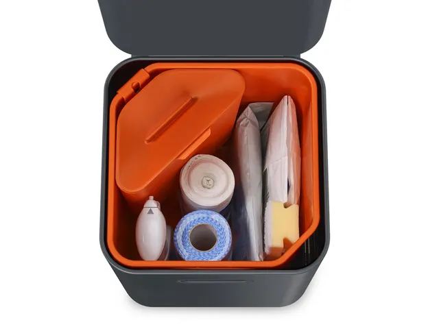 Afvalbak Intelligent Waste Totem Compact 40 Liter Grijs