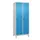 locker,HxBxD 1950x800x500mm,2vak,vak B 400mm,draaigrendel,voeten