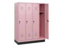 schoollocker,HxBxD 1630x1200x500mm,4vak,vak B 300mm,draaigrendel