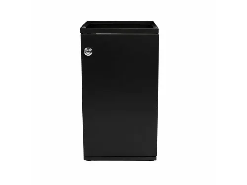 Modulaire Afvalbak met Deur en Zakhouder 85 liter Mat Zwart