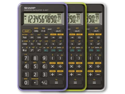 Calculator Sharp-EL501TBVL zwart-violet wetenschappelijk