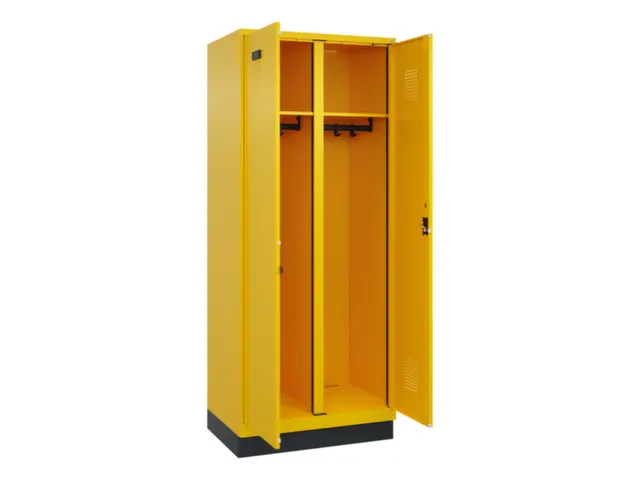 locker voor scheiding van kleding,HxBxD 1950x800x500mm,2vak