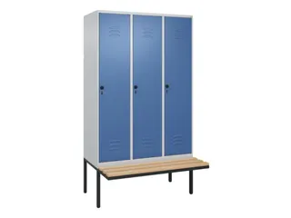 locker voor scheiding van kleding,HxBxD 2120x1200x815mm,3vak - 1