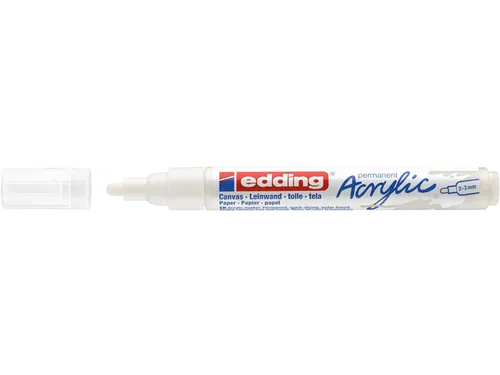 Acrylmarker edding e-5100 medium verkeerswit
