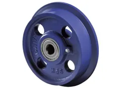 Spoorkranswiel Grijs Gietijzer Ø 50/62mm 400kg Kogellagers