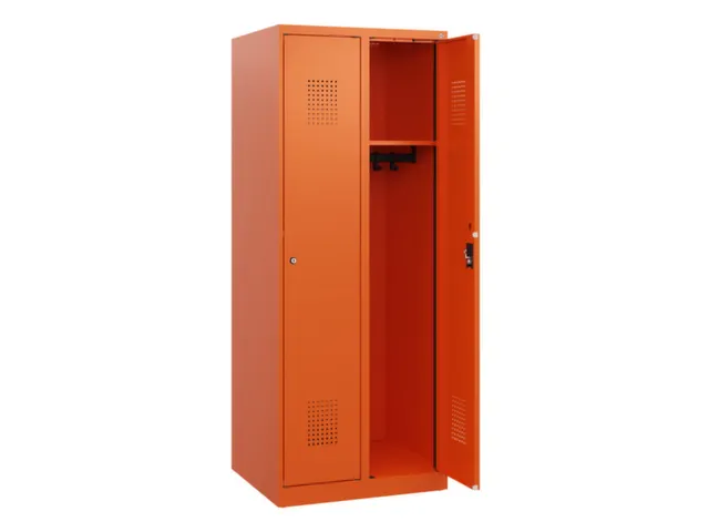 schoollocker,HxBxD 1530x600x500mm,2vak,vak B 300mm,cil.-slot