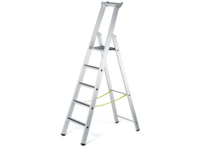 veiligheidsladder,eenzijdig,5treden m. R13-laag,stand H 1,33m