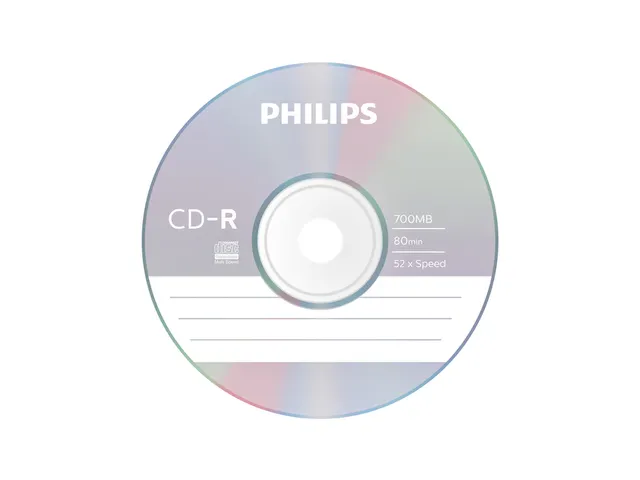 CD-R Philips 80Min 700MB 52x SP 100 stuks