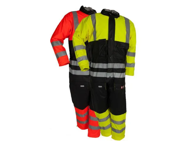 Lyngsøe FR-L33 overall, oranje/marineblauw, maat S, per stuk