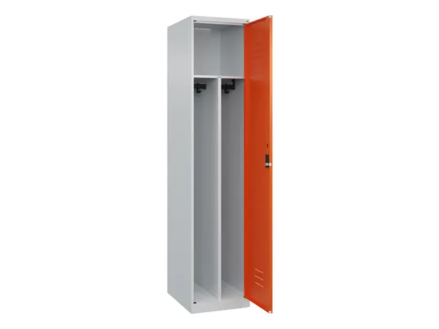 locker voor scheiding van kleding,HxBxD 1850x400x500mm,1vak