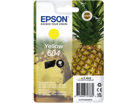 Inktcartridge Epson 604 T10G44 geel
