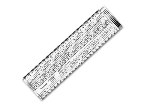 Typometer Standardgraph DIN A5-A3