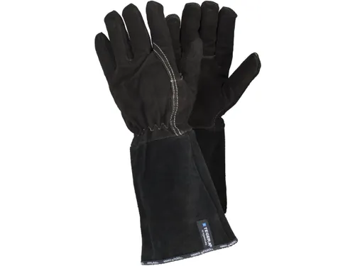 Tegera 134 lashandschoenen, bruin/zwart, maat 10, per 6 paar
