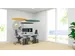 Panneau de plafond acoustique rond Feutre PET Ø120cm Gris clair