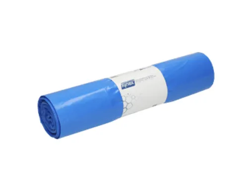 Hynex Afvalzak LDPE Gerecycled T80 240 Liter Blauw 65+50x135cm 10st