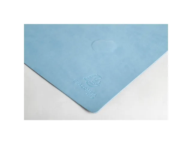 Onderlegger PU 35x60 donkerblw/lichtblw