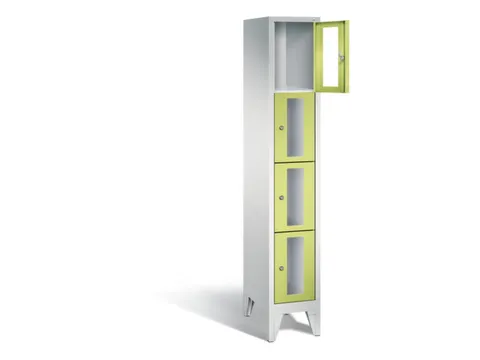 lockerkast 1850x320x500mm 1x4 vakken Cilinderslot Poten, RDS1108060