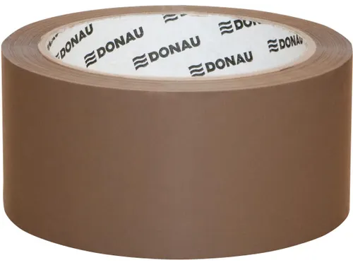 Donau verpakkingstape PP Hot-Melt 48mmx66m 50 micron bruin