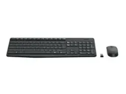 OUTLET Logitech MK235 toetsenbord Inclusief muis USB AZERTY Frans Grij