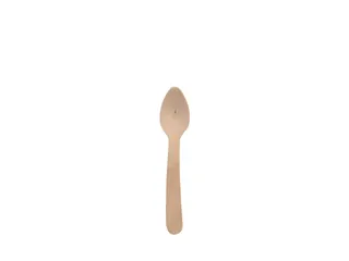 Papstar Lepel Pure uit hout 11cm 250 stuks - 2