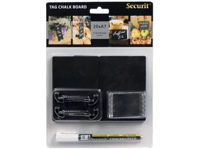 Securit Krijtbordje Ft A7, Pak Met 20 Stuks