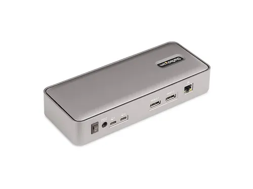 Dual-laptop USB-C KVM docking station dual 4K 60Hz DisplayPort dock