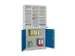 Armoire De Tri Courrier Hxlxp 1950X1000X400Mm 3X6Cases Ral7035 Façade