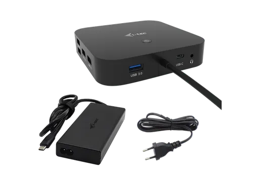USB-C HDMI Dual DP Docking Station with Power Delivery 100 W + i-tec U