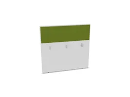 baliepaneel,v. bureau,aanbouw achter,B 1200mm,Bl-wit,BN7048-groen