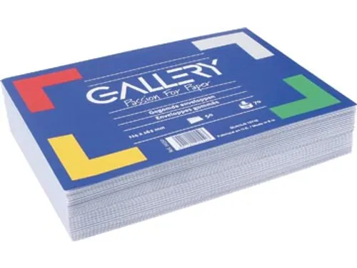 Gallery Envelop Wit 114x162 Gegomd 50 Stuks
