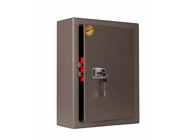 Sleutelkluis Technomax CK 120 dubbelbaard sleutelslot donkergrijs