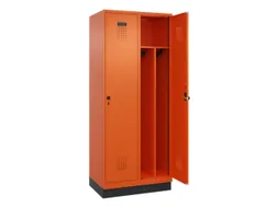 locker voor scheiding van kleding,HxBxD 1950x800x500mm,2vak