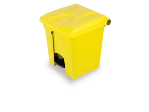 Afvalbak 45 liter HxBxD 600x398x410mm PP geel