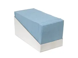 Sopdoek P42006 Blauw A kwaliteit 38x40cm 1/4 Vouw