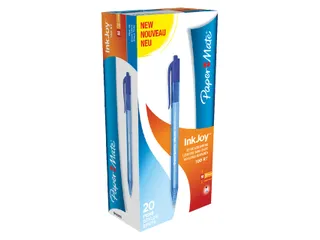 Balpen Paper Mate Inkjoy 100RT medium blauw - 2