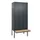 locker met bank,HxBxD 2120x900x815mm,3vak,vak B 300mm,cil.-slot