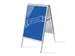 Stoepbord A1 complete set met print "BIENVENUE" Blauw