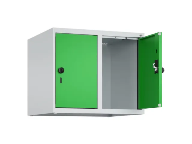opzetkast,v. locker,2vak.,vak B 300mm,HxBxD 500x600x500mm,draaigrendel