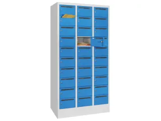 Postsorteerkast 1850x930x500mm 3x10 Vakken Ral7035 Front Ral5012 - 1